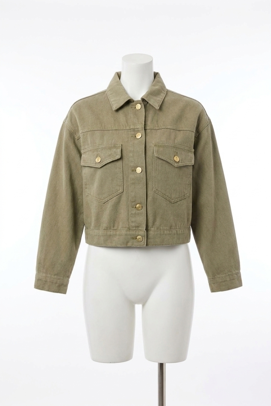 NEW MOLLY BRACKEN short jacket in khaki